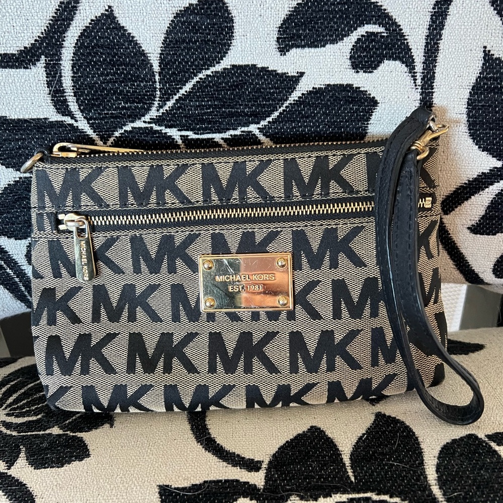 Michael Kors “MK” wristlet